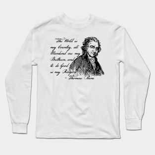 The World is my Country Long Sleeve T-Shirt